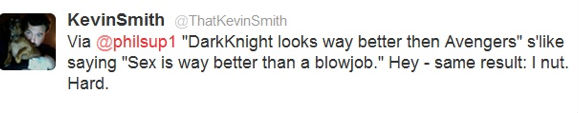 Kevin Smith Reveals His Opinion on The Dark Knight Rises vs The Avengers Feud