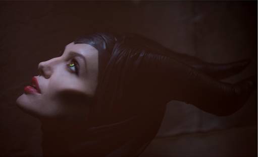 First Pic of Angelina Jolie As Maleficent