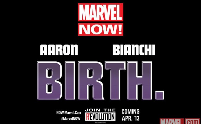 Marvel NOW! has a New Teaser: “BIRTH.”