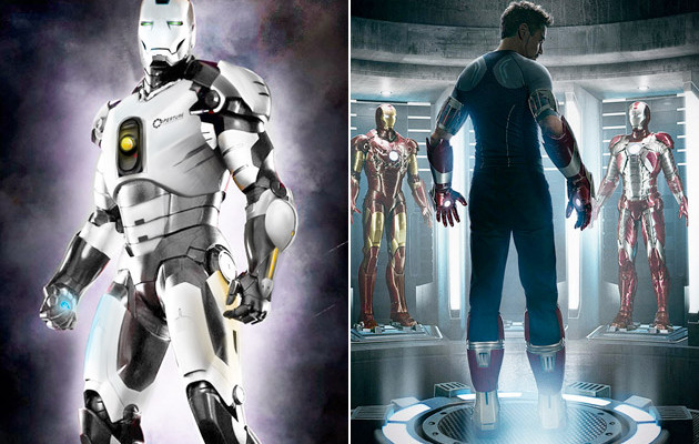 Iron Man ‘s New Armor is Black, White, and Funky All Over