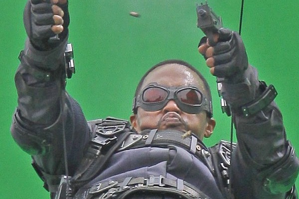 First Look At The Falcon On The Set Of CAPTAIN AMERICA: THE WINTER SOLDIER