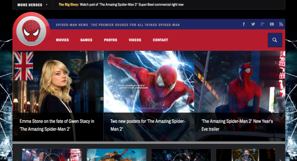 Spider-Man News Homepage