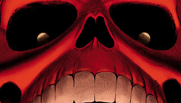 Red Skull comic Close-up