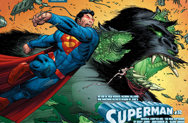 PREVIEW: SUPERMAN #32 by Geoff Johns and John Romita Jr.
