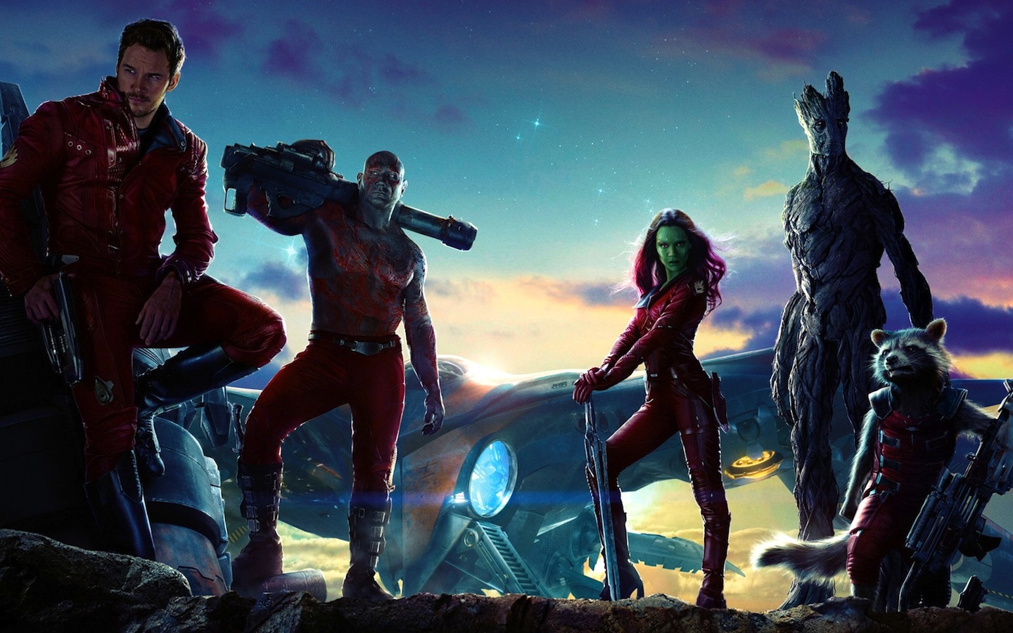 Guardians of the Galaxy Strik a Pose Banner