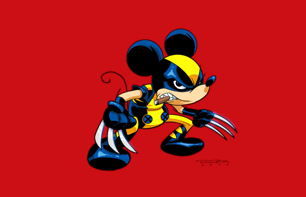 Mickey Mouse as Wolverine