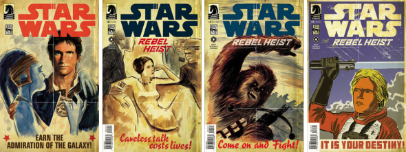 Star Wars Rebel Heist Variant Covers