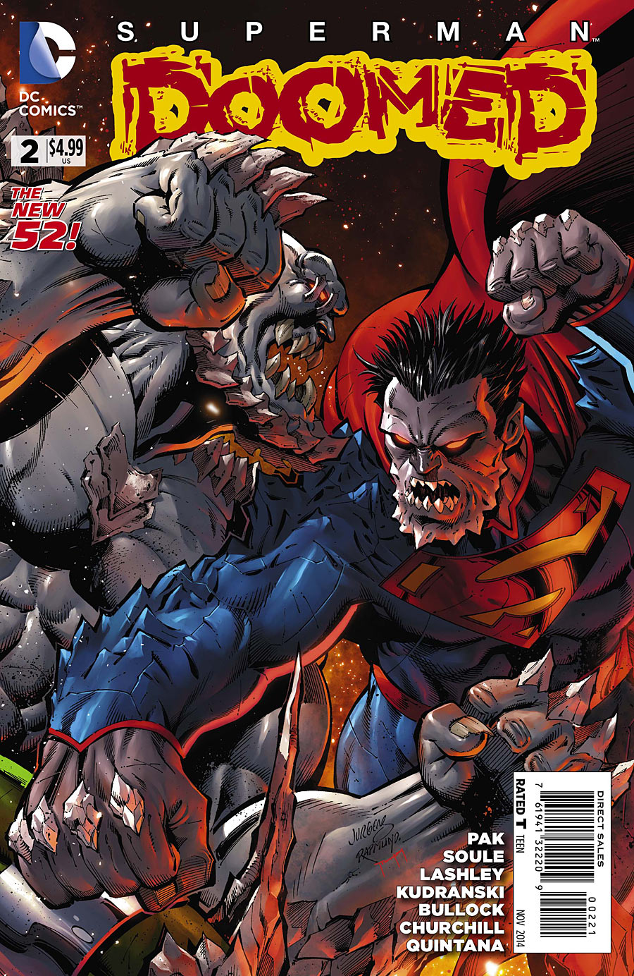 Superman Doomed #2 variant