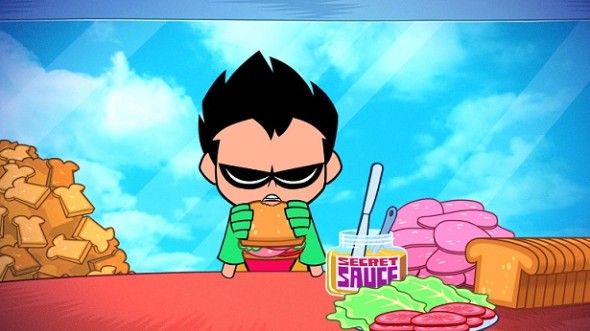 Teen Titans Go Sandwich Thief Robin