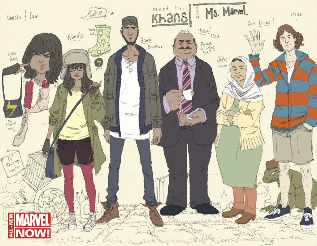 A new Marvel Comics cover shows Ms Marvel as Kamala Khan in this undated handout