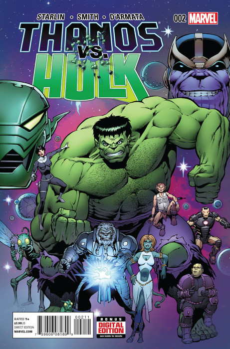 Thanos vs Hulk 2 Starlin Cover