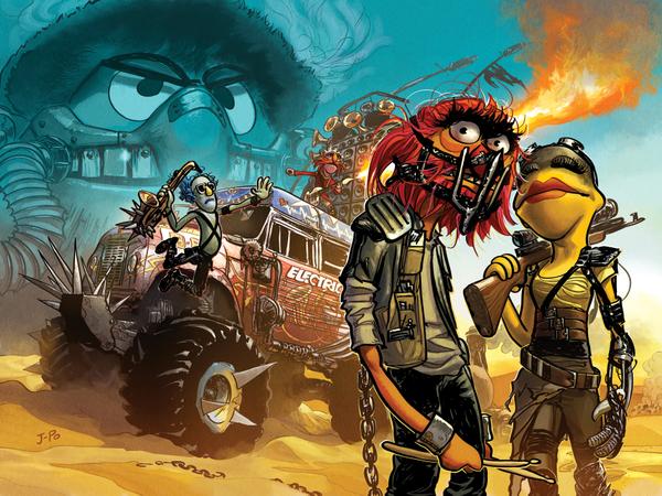 the muppets mad max fury road art