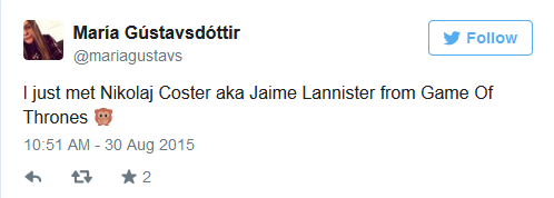 jamie lannister game of thrones season 6 tweet