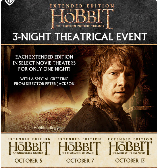 the hobbit extended editions announcement