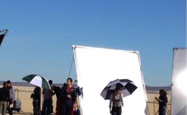 New Set Pic from Man of Steel