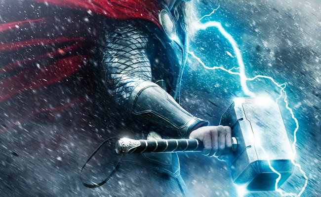 The Thunder God Looks Extra Dapper in First THOR : THE DARK WORLD Poster