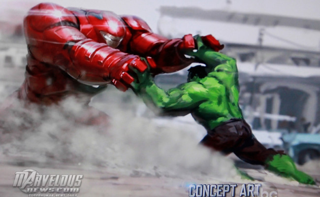 Check Out First Pics of AVENGERS: AGE OF ULTRON