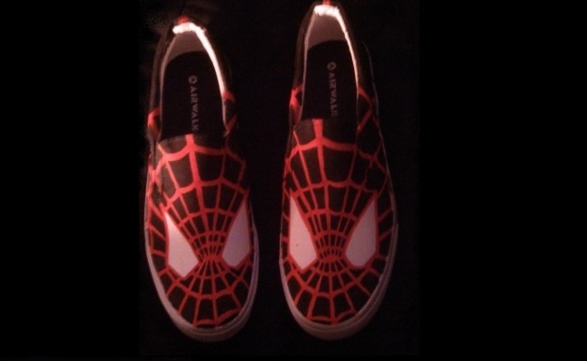 Spider-Man DIY Shoes